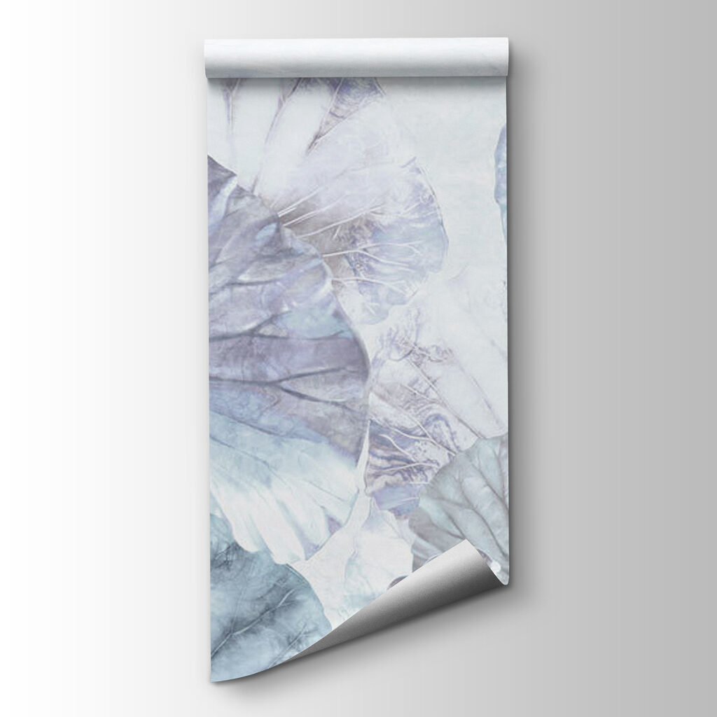 Delicate leaves in soft pastel hues Delicate leaves in soft pastel hues