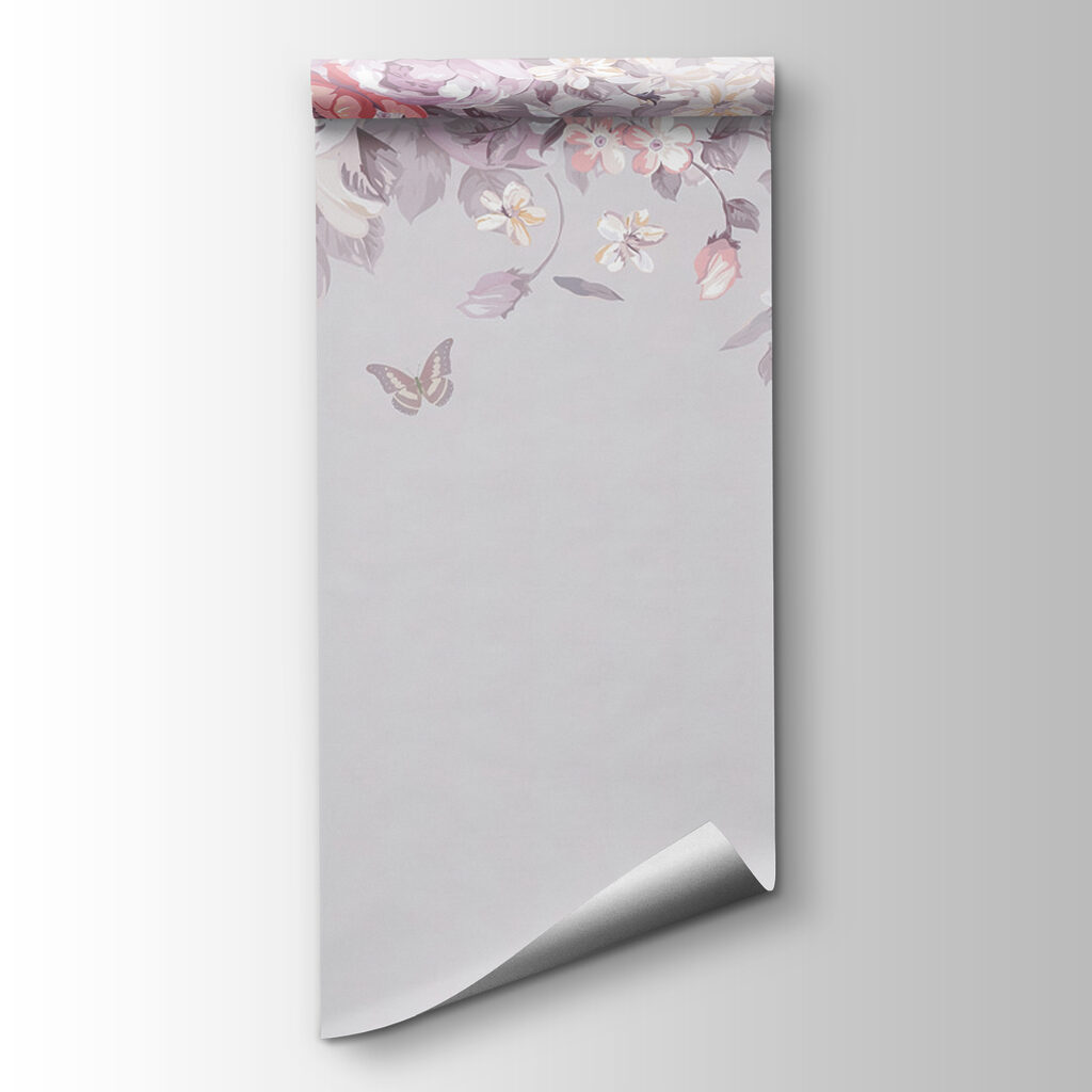 Floral pattern with butterflies