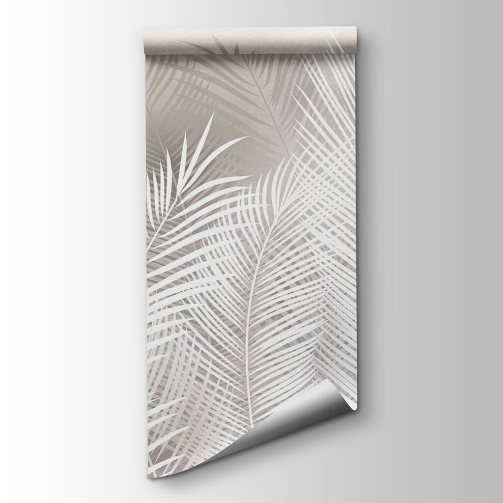 White feathers on a gray background White feathers on a gray background