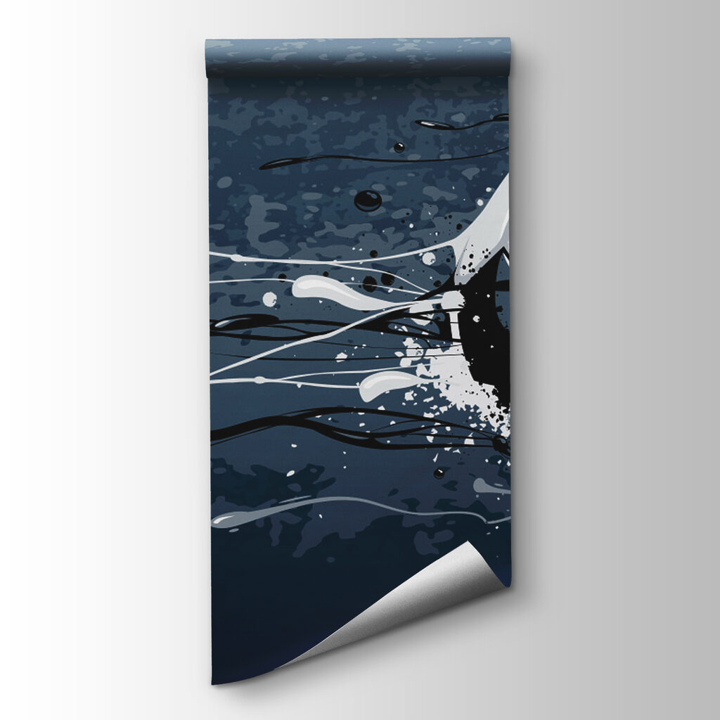 Football ball with splashes of paint Football ball with splashes of paint