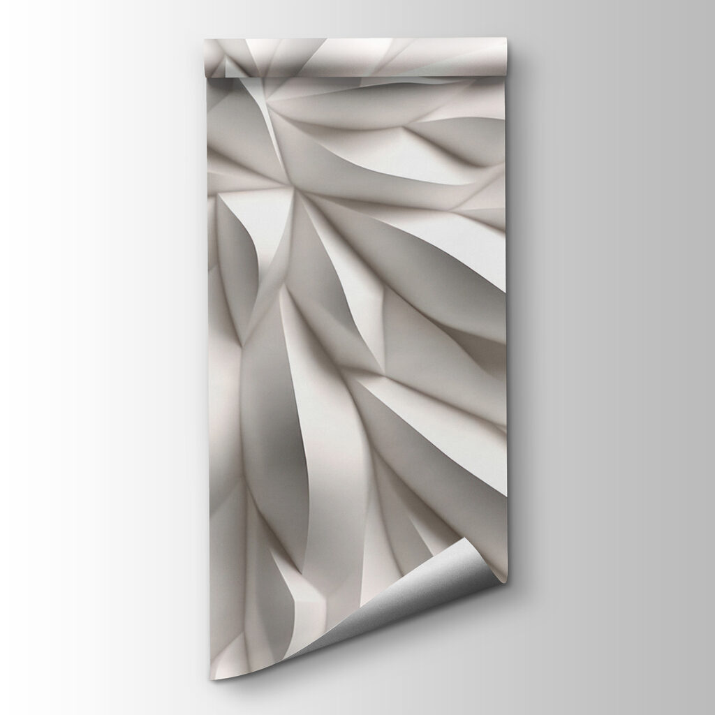 White textured surface with wavy lines White textured surface with wavy lines