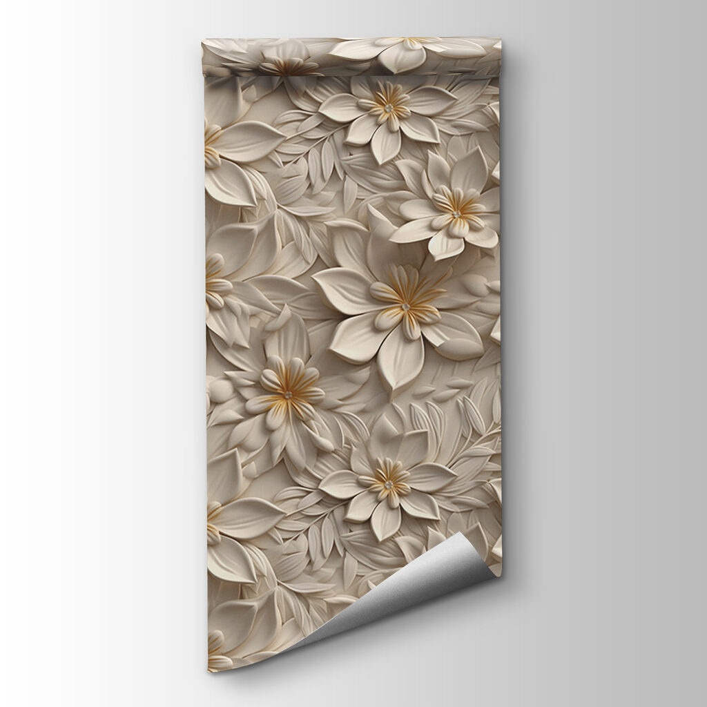 Wallpaper with flowers Wallpaper with flowers