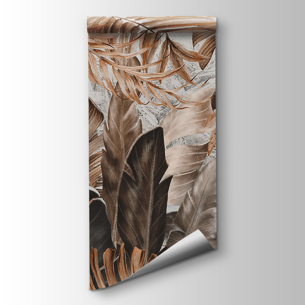 Tropical leaves in earthy tones Tropical leaves in earthy tones