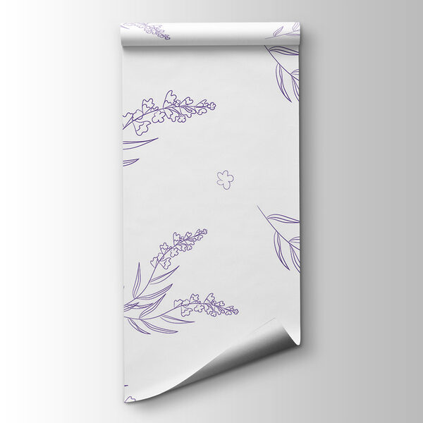 Pattern of purple flowers Pattern of purple flowers