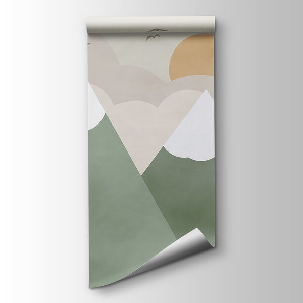 Plane flying over mountains Plane flying over mountains