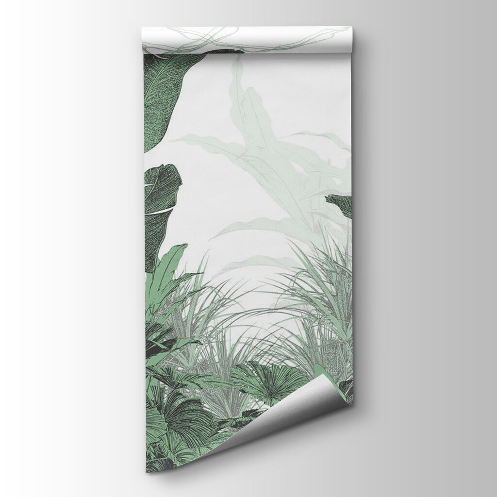 Group of plants with leaves Group of plants with leaves