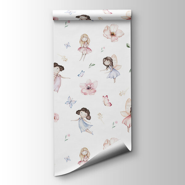 Pattern of fairies and butterflies Pattern of fairies and butterflies