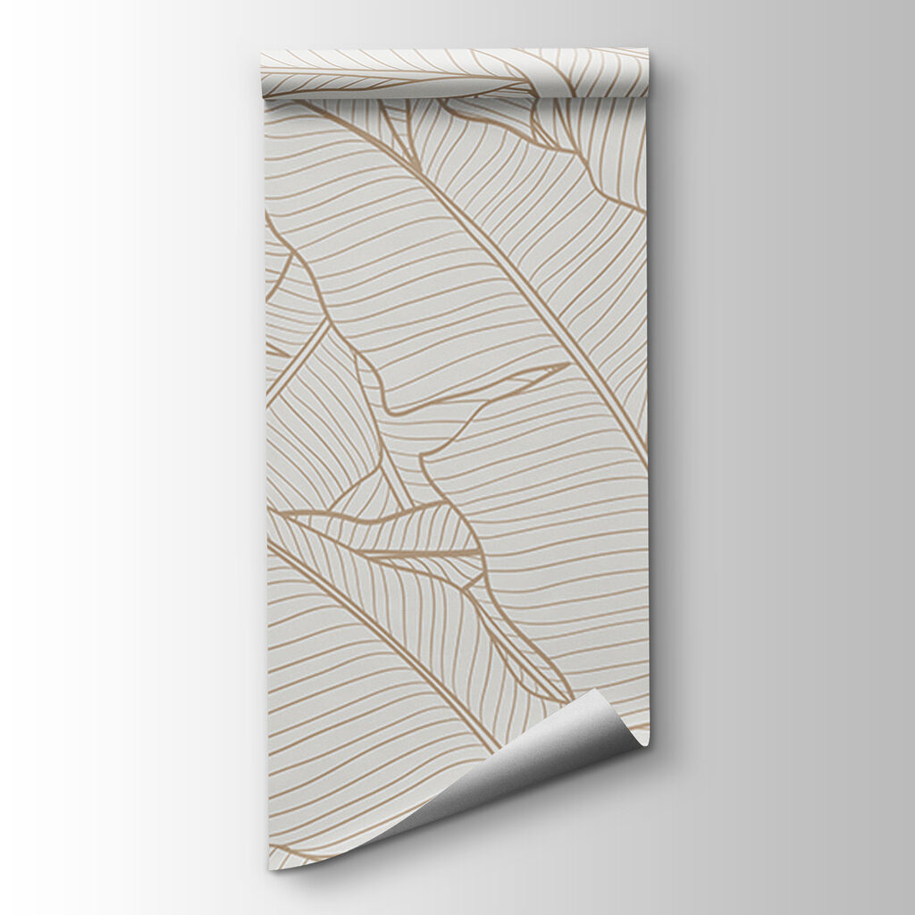 Elegant leaf pattern for modern decor