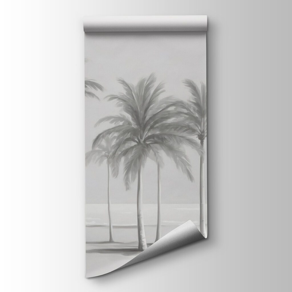 A group of palm trees on a beach A group of palm trees on a beach