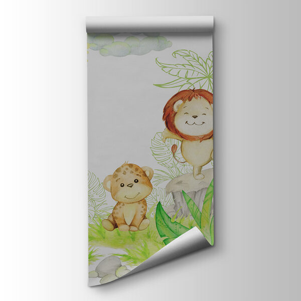 A group of animals in a garden A group of animals in a garden