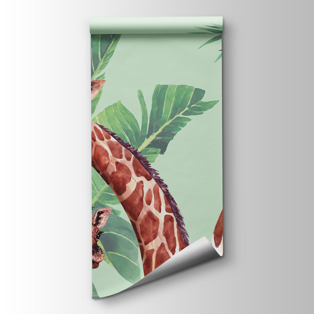 A group of giraffes with their heads together