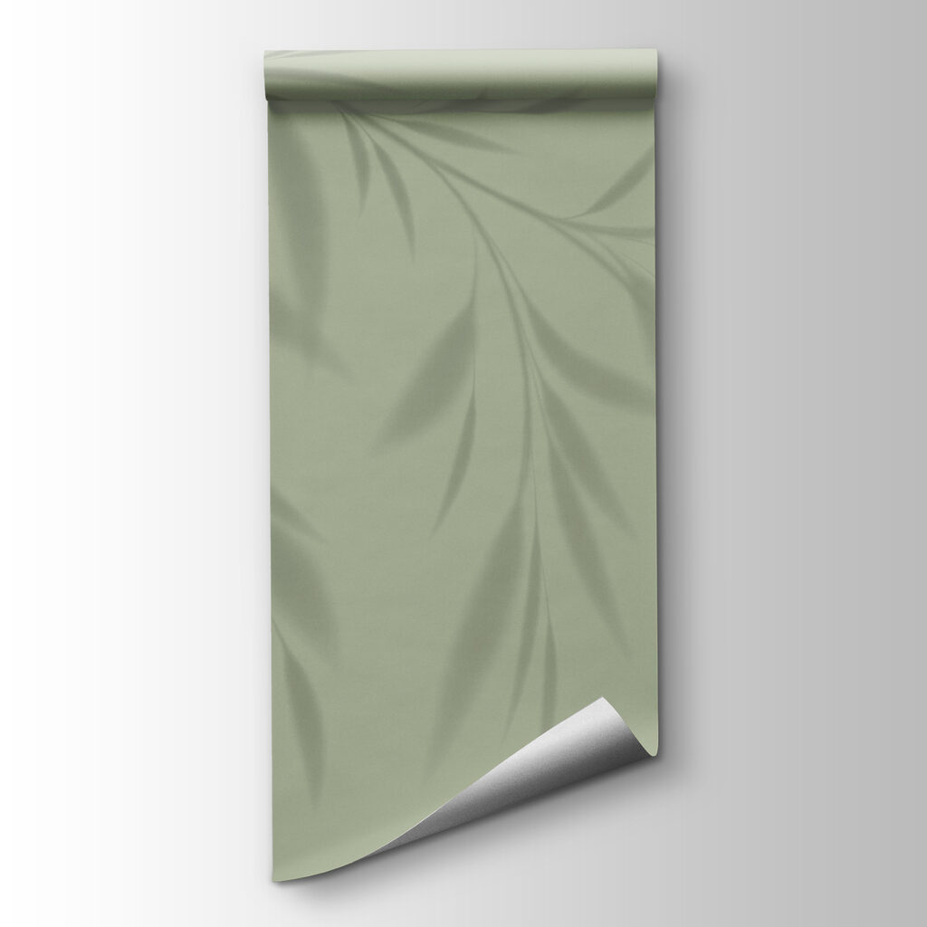 A shadow of a plant on a wall A shadow of a plant on a wall