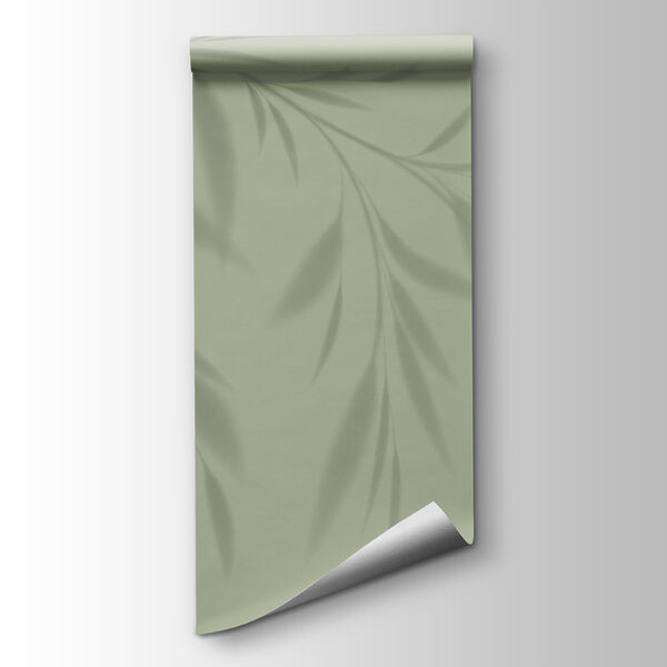 A shadow of a plant on a wall A shadow of a plant on a wall