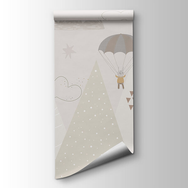 A wallpaper with mountains and airplanes A wallpaper with mountains and airplanes