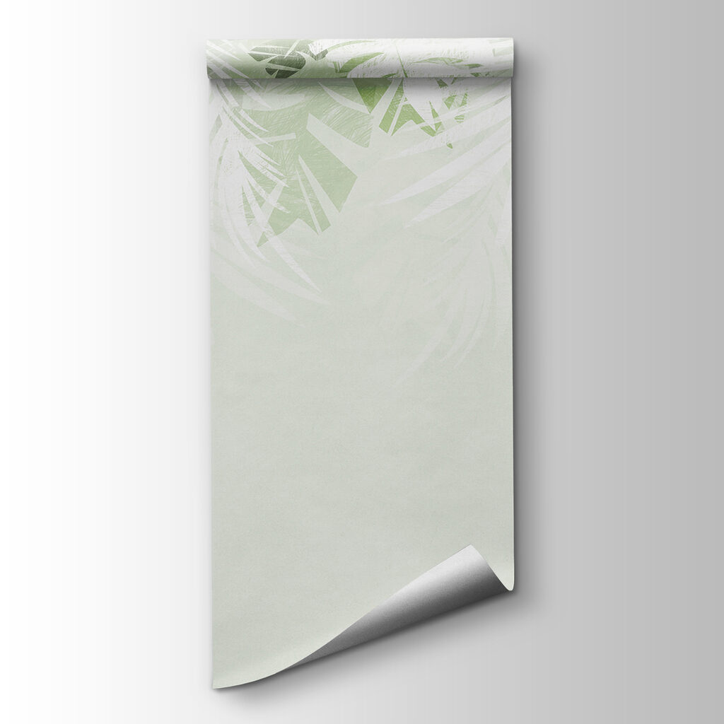 A white and green leaves A white and green leaves