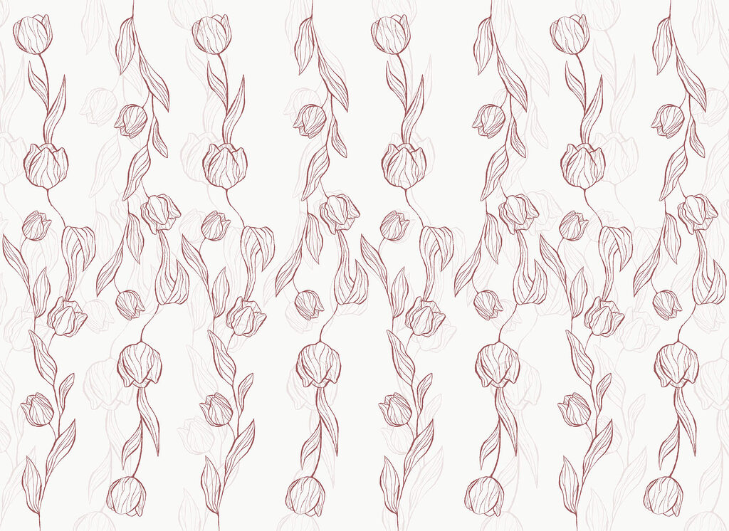 Pattern of flowers and leaves Pattern of flowers and leaves