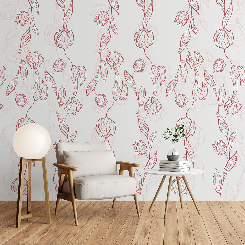 Vzor kvetov a listov Vzor kvetov a listov