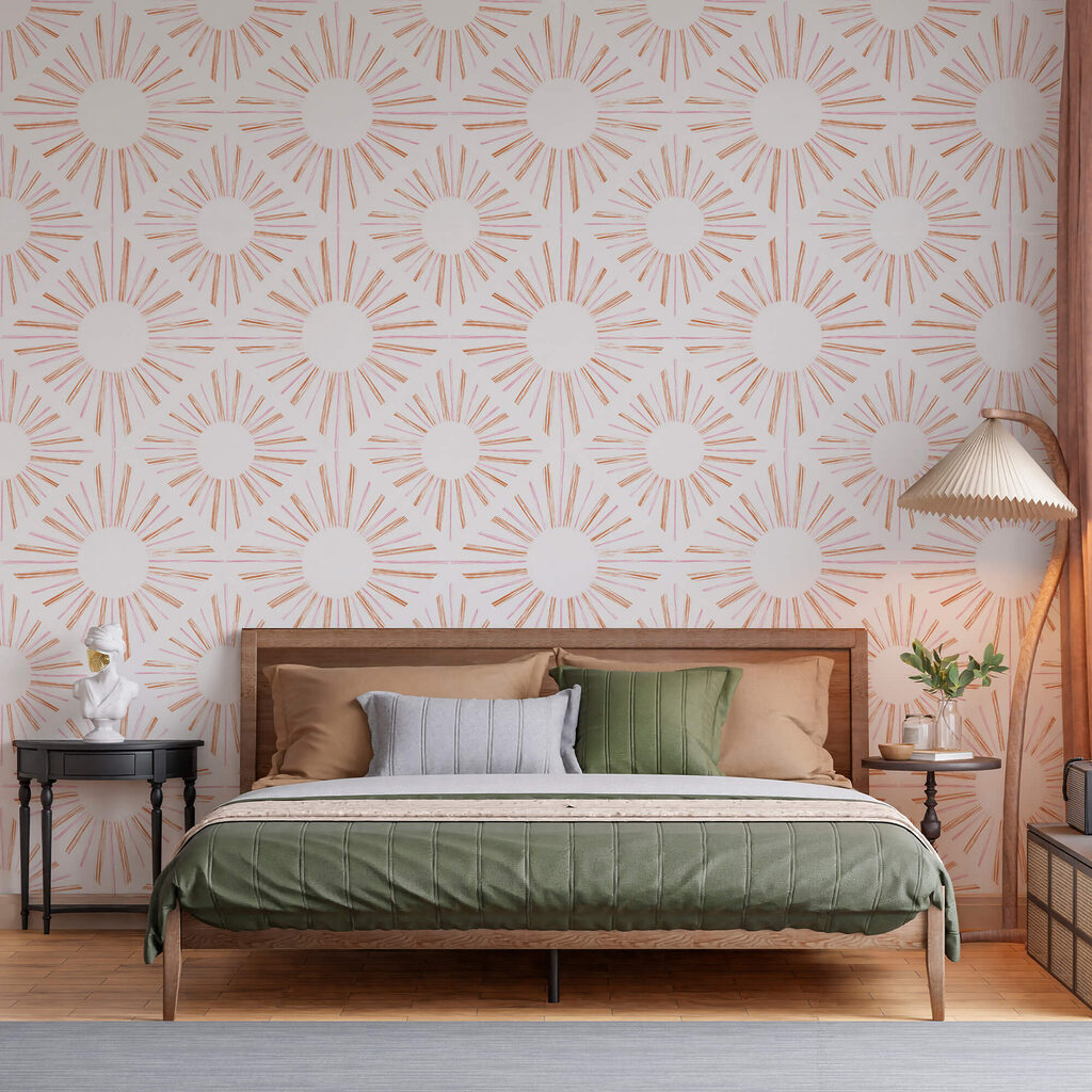 Vzor oranžových a bielych čiar Vzor oranžových a bielych čiar