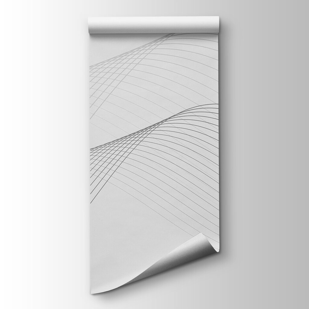 A black and white wavy lines A black and white wavy lines