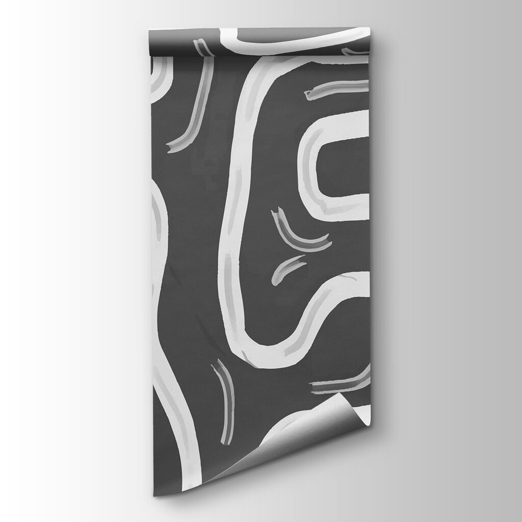 Black and white maze