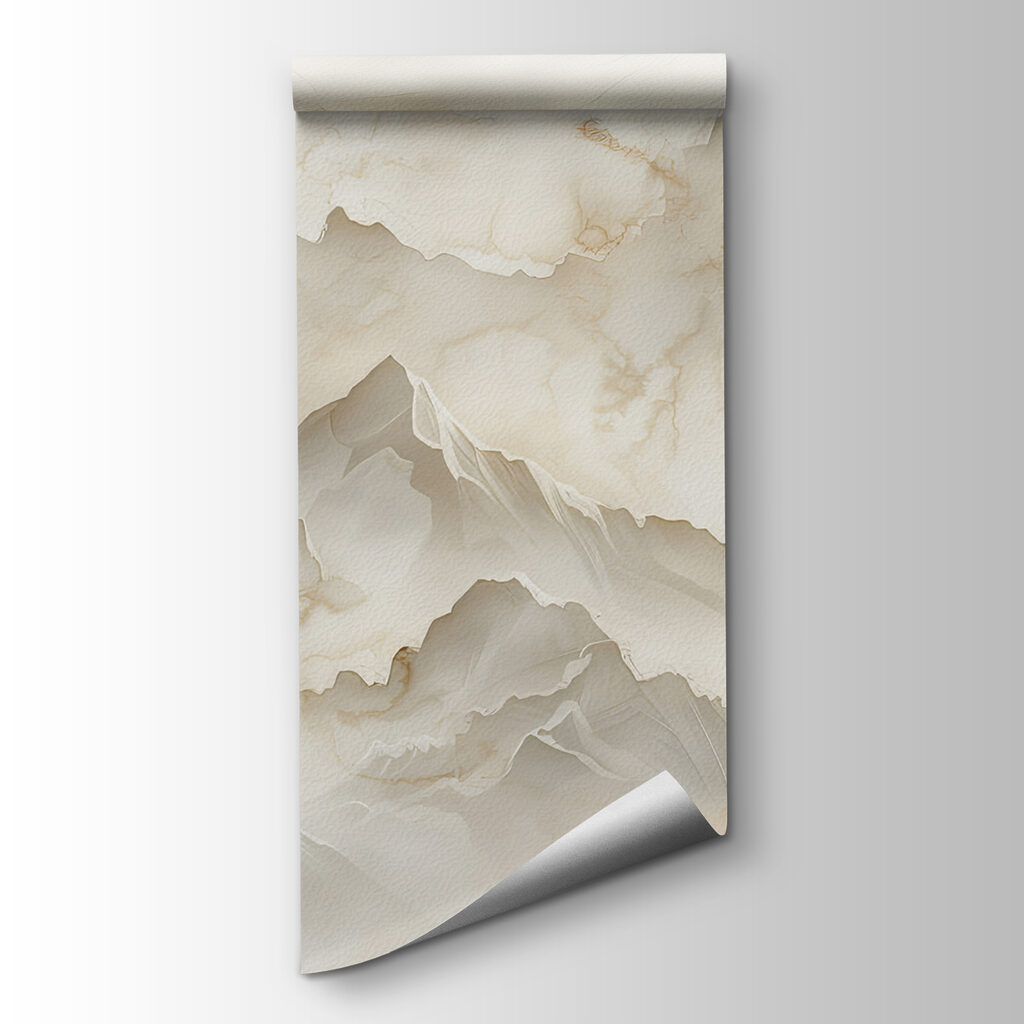 A white and brown marble