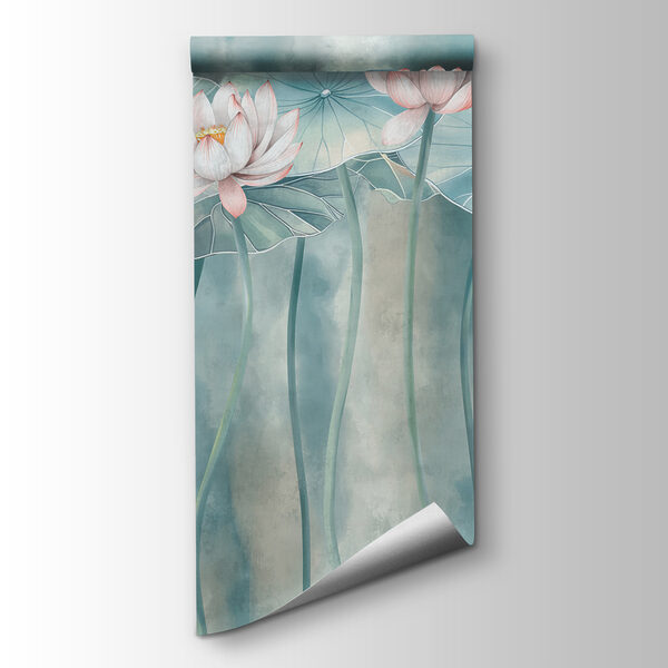 Group of flowers and leaves Group of flowers and leaves