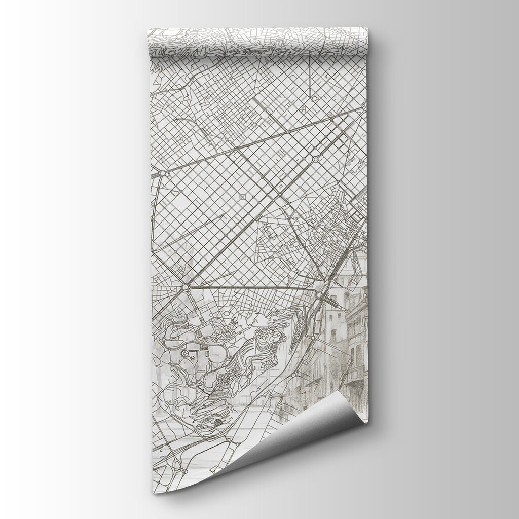 Map of a city Map of a city