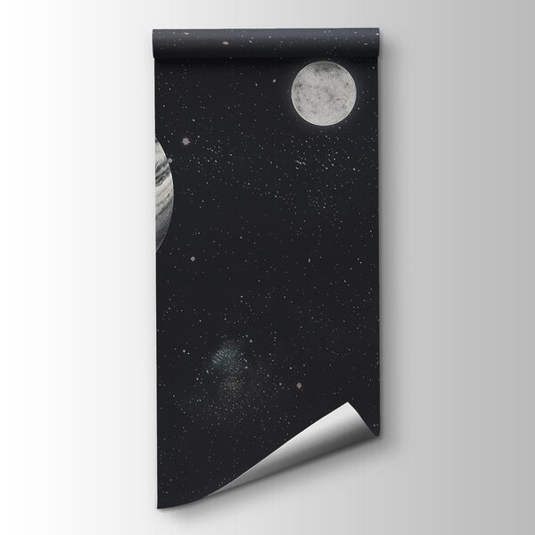 Planets in space with stars Planets in space with stars