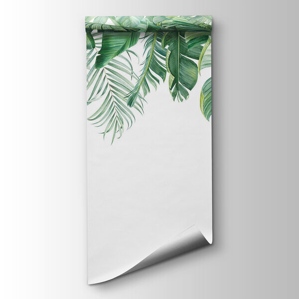 Row of green leaves Row of green leaves