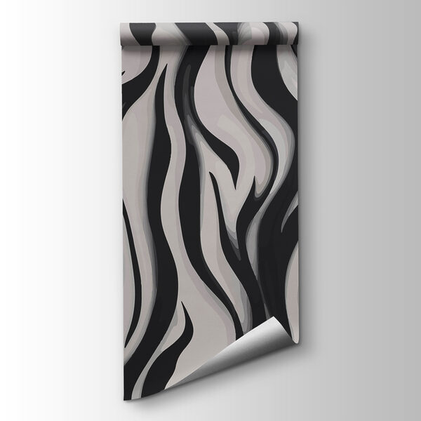 Black and white striped pattern Black and white striped pattern