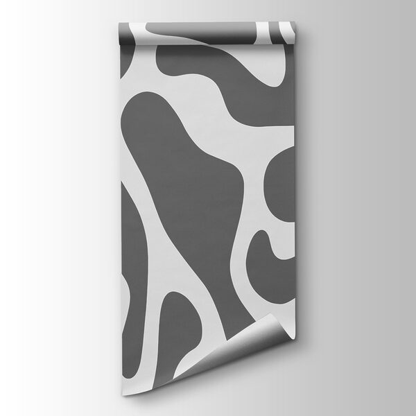 Flowing abstract design in gray tones Flowing abstract design in gray tones