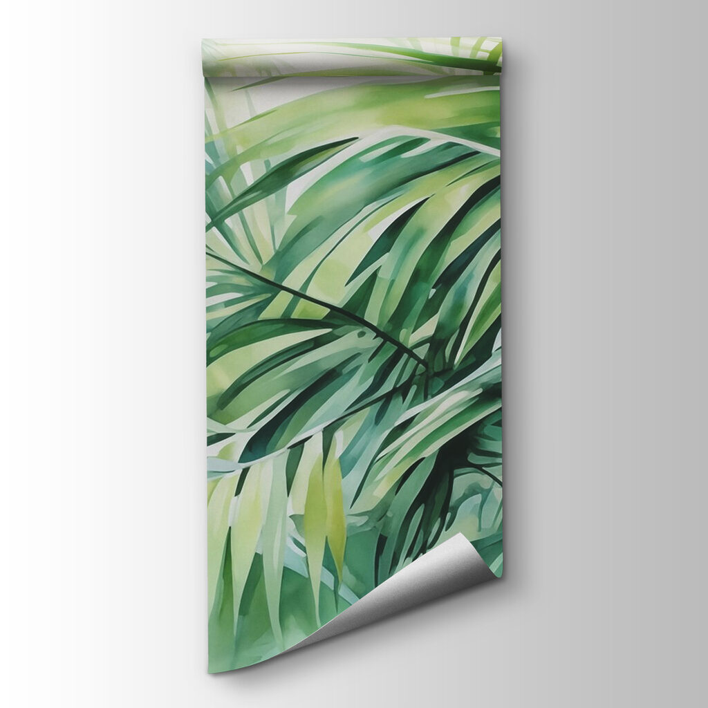 Lush green leaves in vibrant harmony