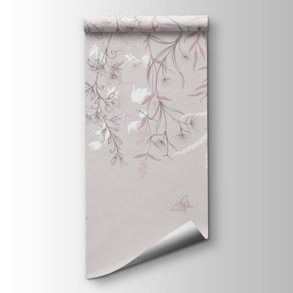 Delicate floral patterns in soft hues Delicate floral patterns in soft hues