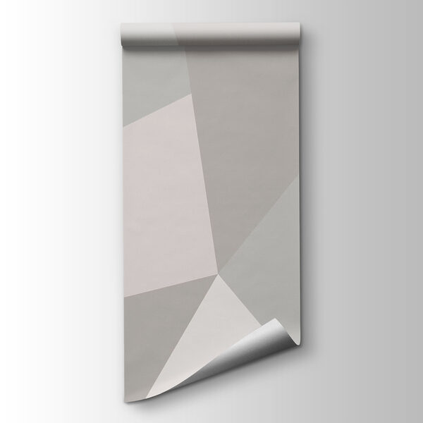 Grey and white triangle pattern