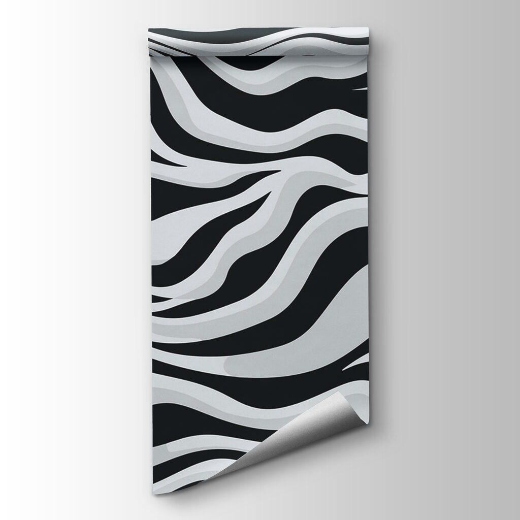 Black and white striped pattern Black and white striped pattern