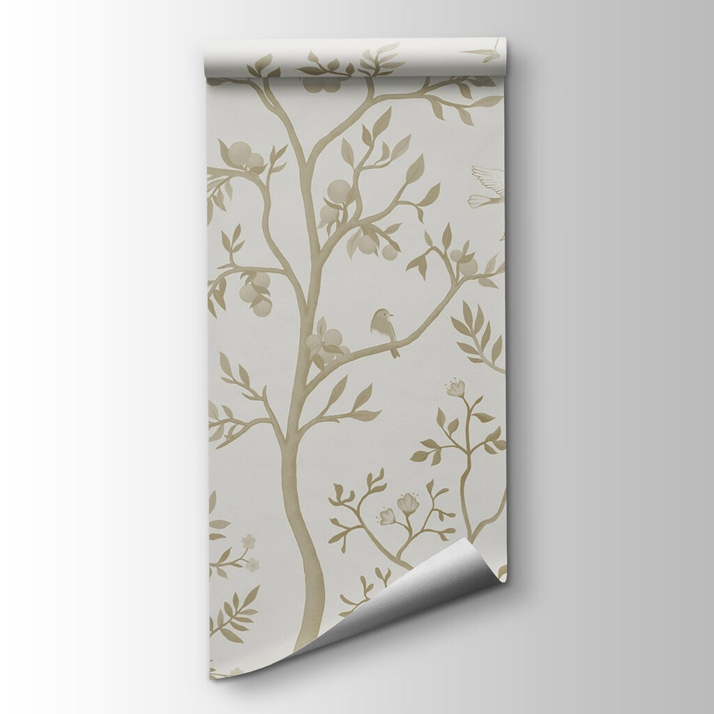 Wallpaper with birds and trees Wallpaper with birds and trees