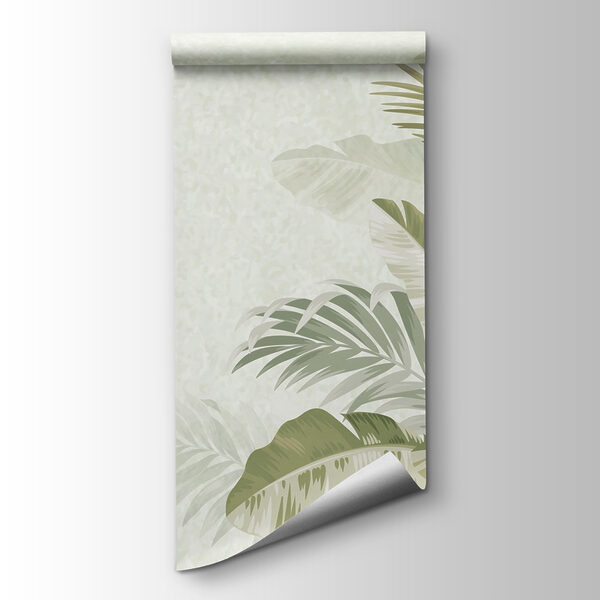 Calm tropical foliage background design