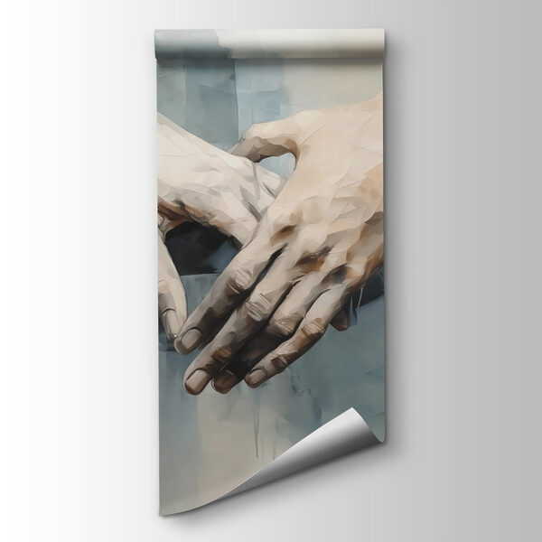 Touching hands connect in unity Touching hands connect in unity