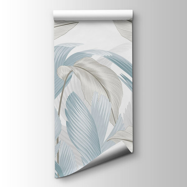 Gentle hues of tropical leaves