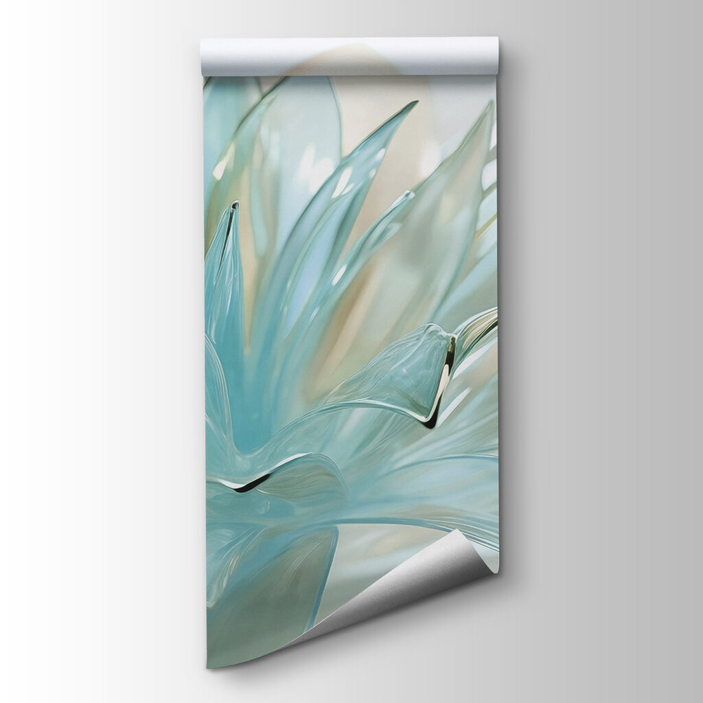 Delicate translucent floral design