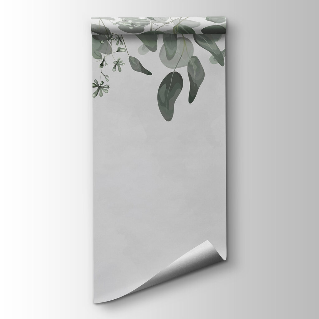 Delicate leaves framing a soft backdrop