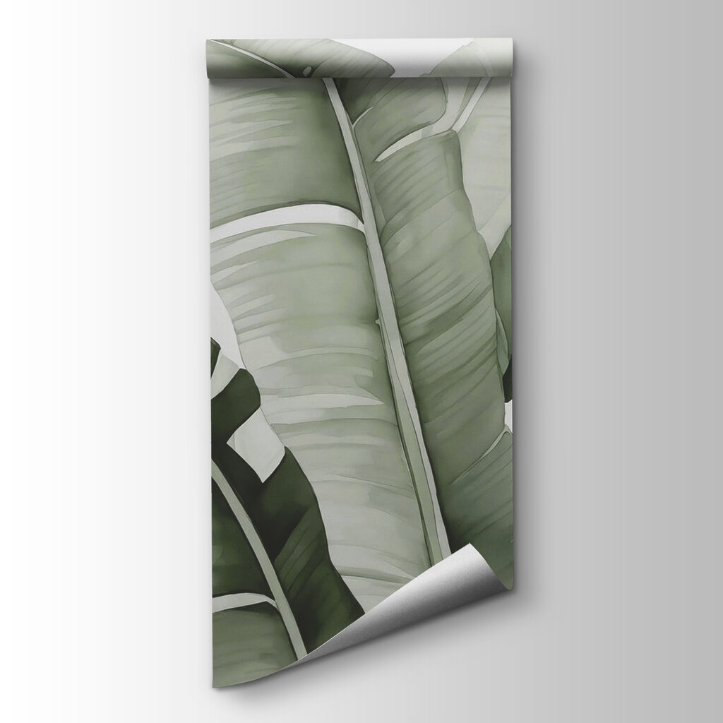 Lush green leaves in gentle waves Lush green leaves in gentle waves