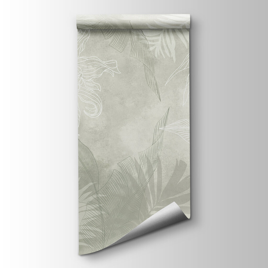White and grey floral pattern White and grey floral pattern