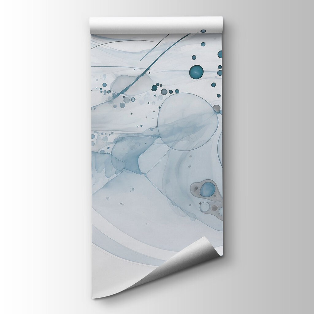 Fluid patterns in tranquil hues Fluid patterns in tranquil hues