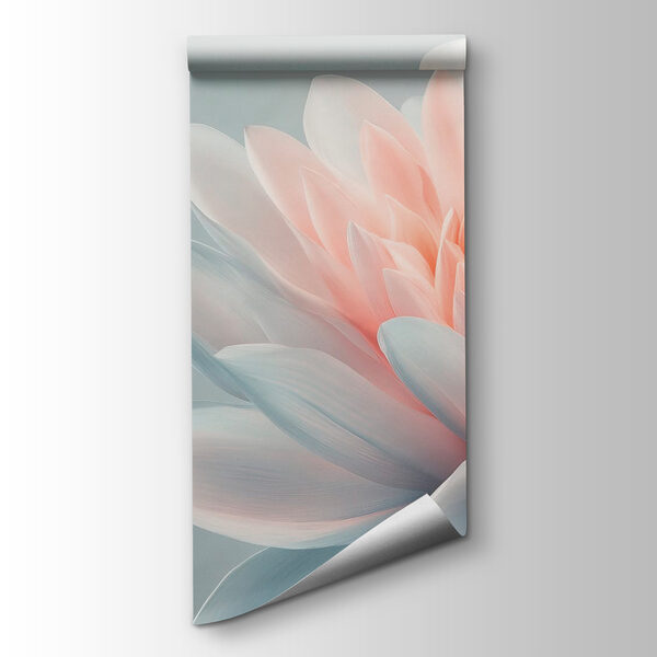 Delicate petals in soft pastel hues