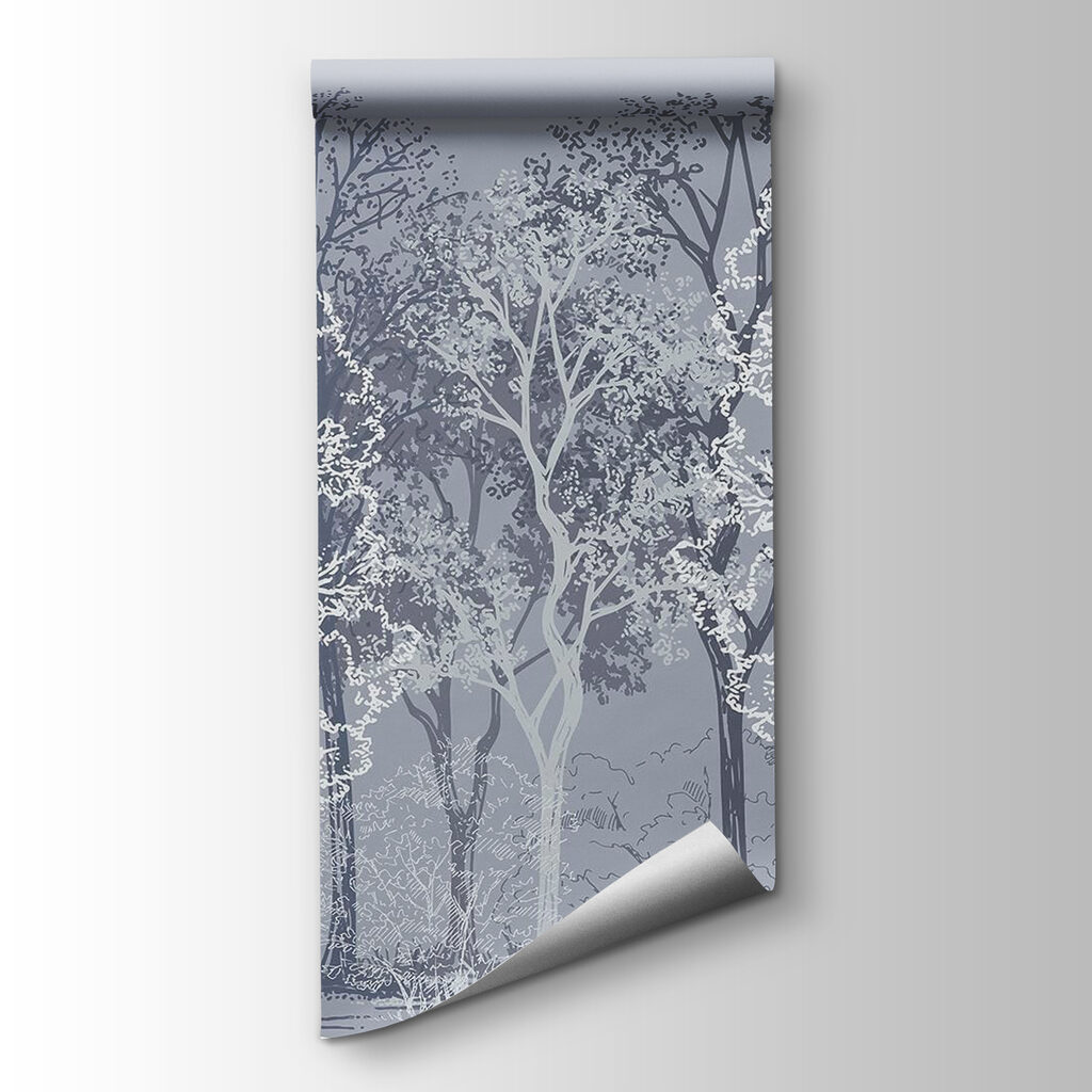 Group of trees in a forest