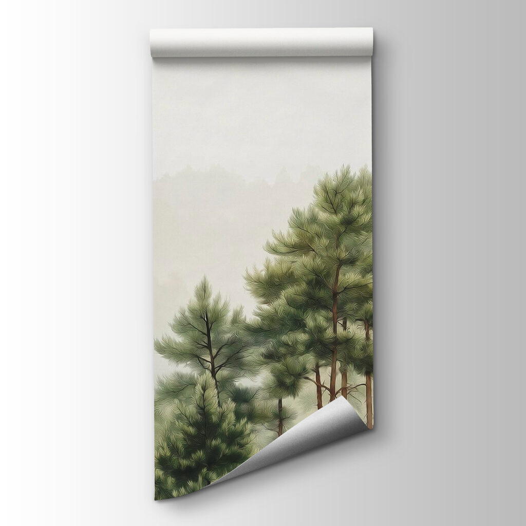 Group of trees in a forest Group of trees in a forest