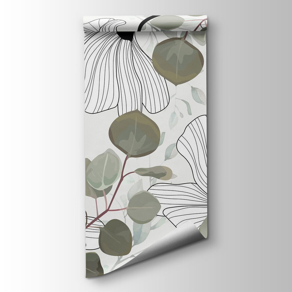 Floral pattern with leaves Floral pattern with leaves