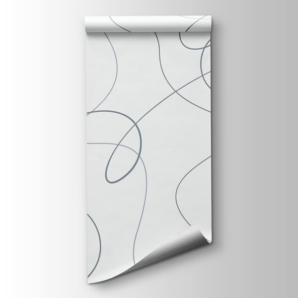 White background with blue lines White background with blue lines