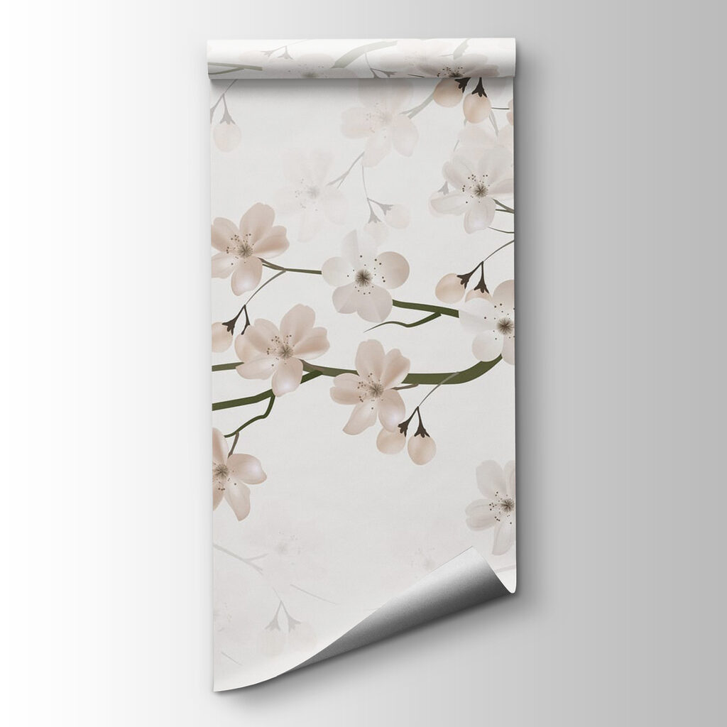 White flowers on a branch White flowers on a branch